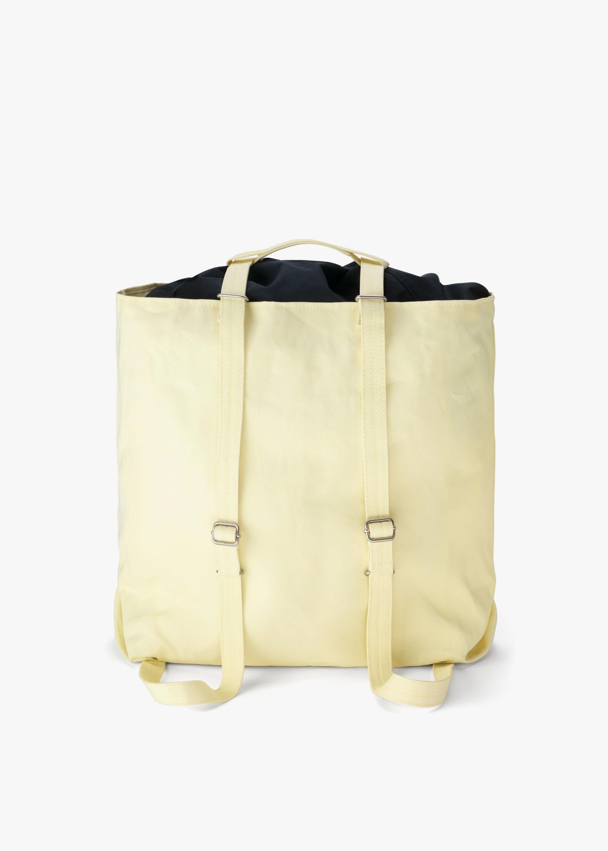 Bananatex Tote Bag XL – Pale Yellow / Raven