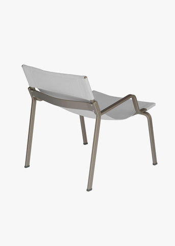 Ensō Lounge Chair – Anodized bronze aluminum / Gravel Bananatex