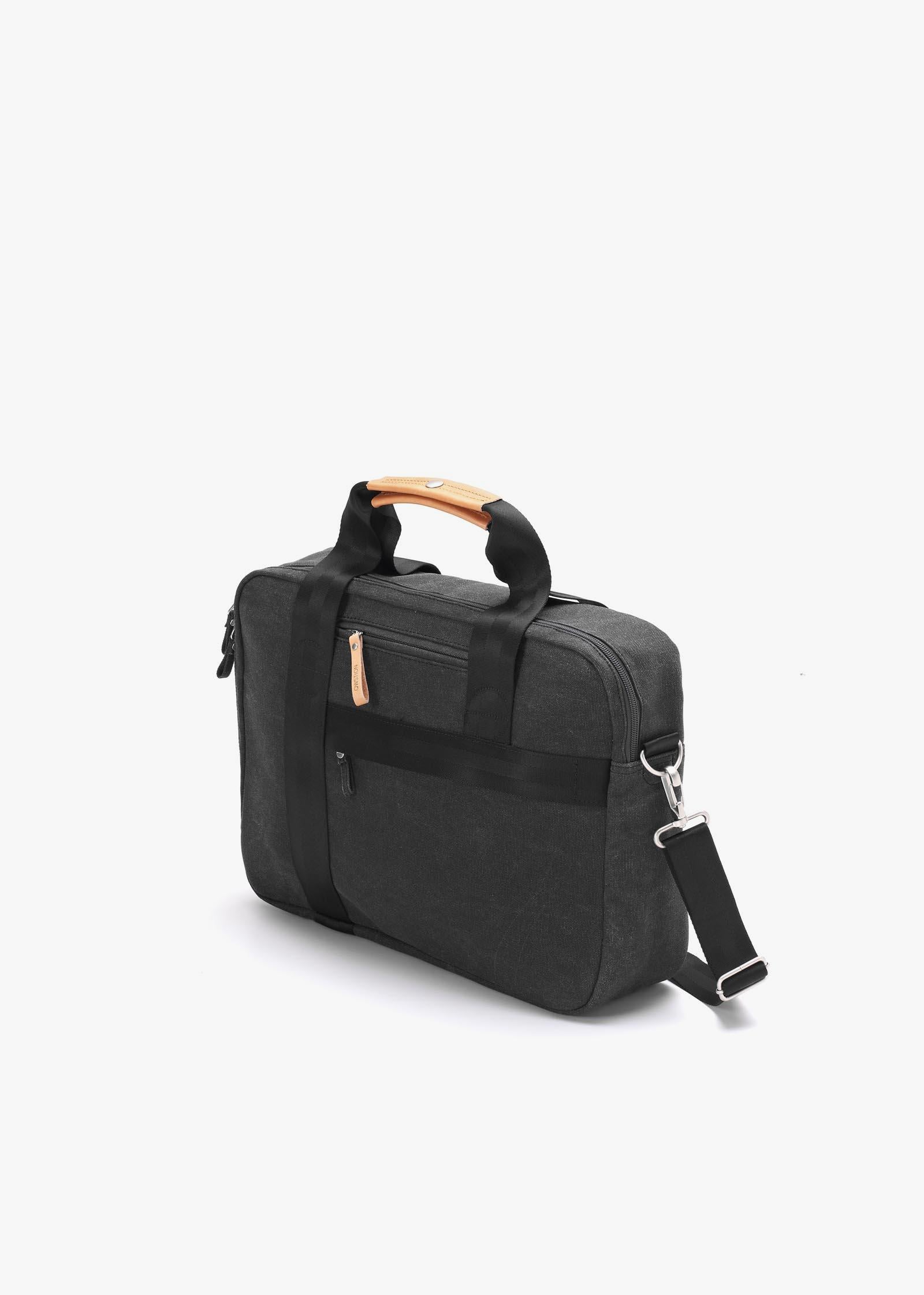 Office Bag – Organic Washed Black