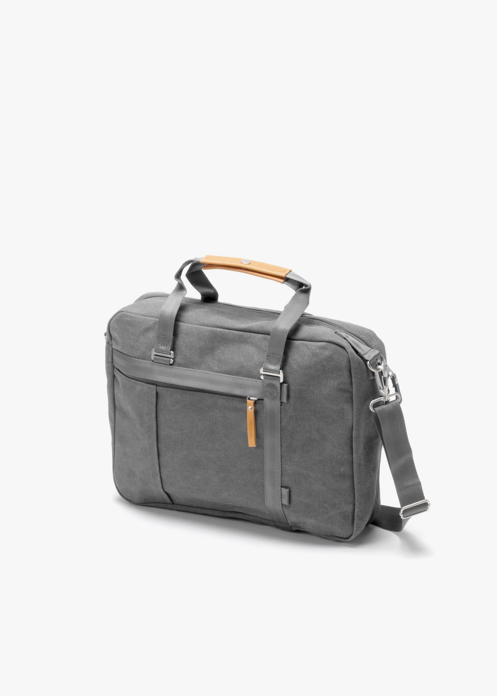 Office Tote – Washed Grey - QWSTION