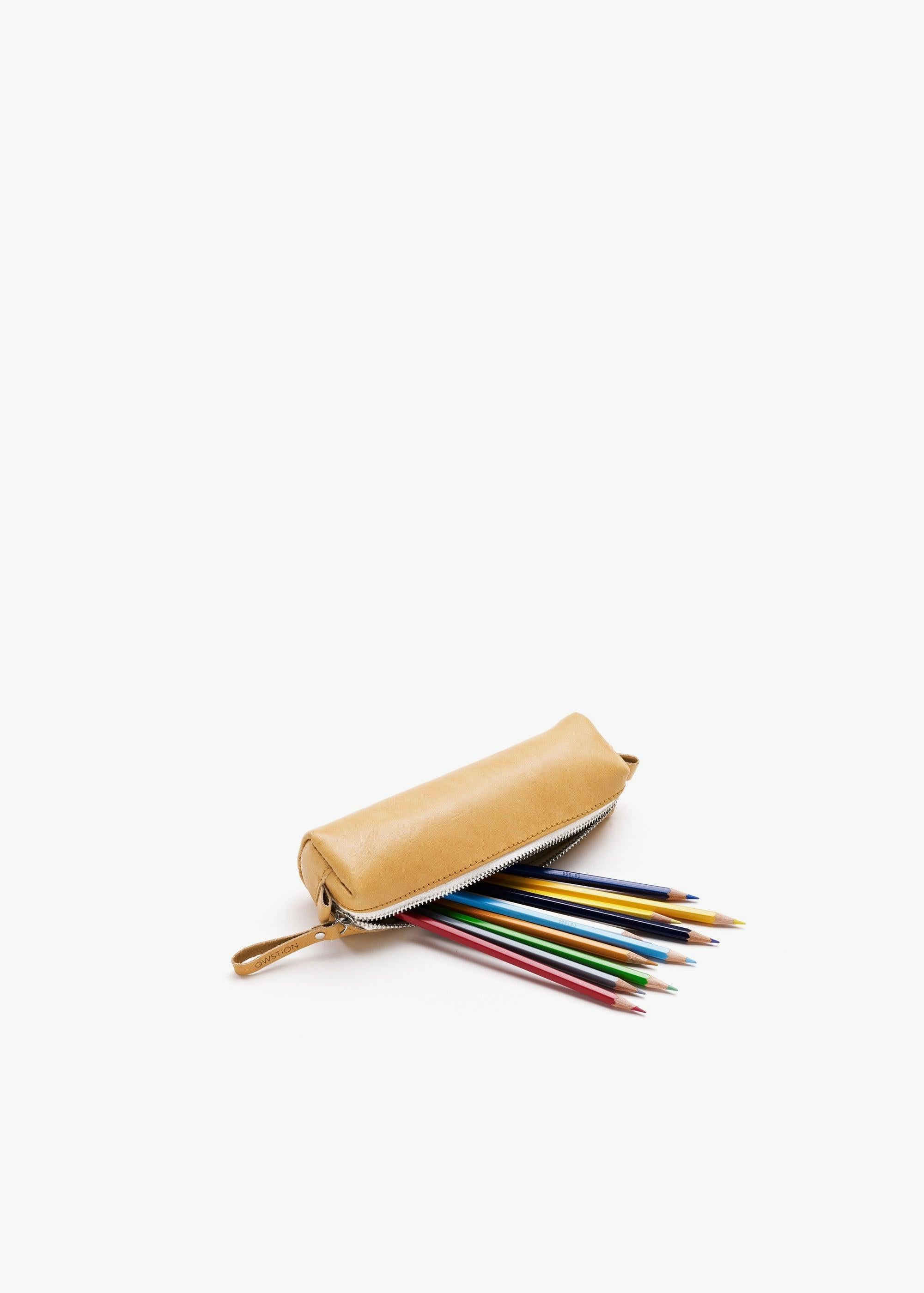 Pencil Pouch – Raw Blend Natural Leather