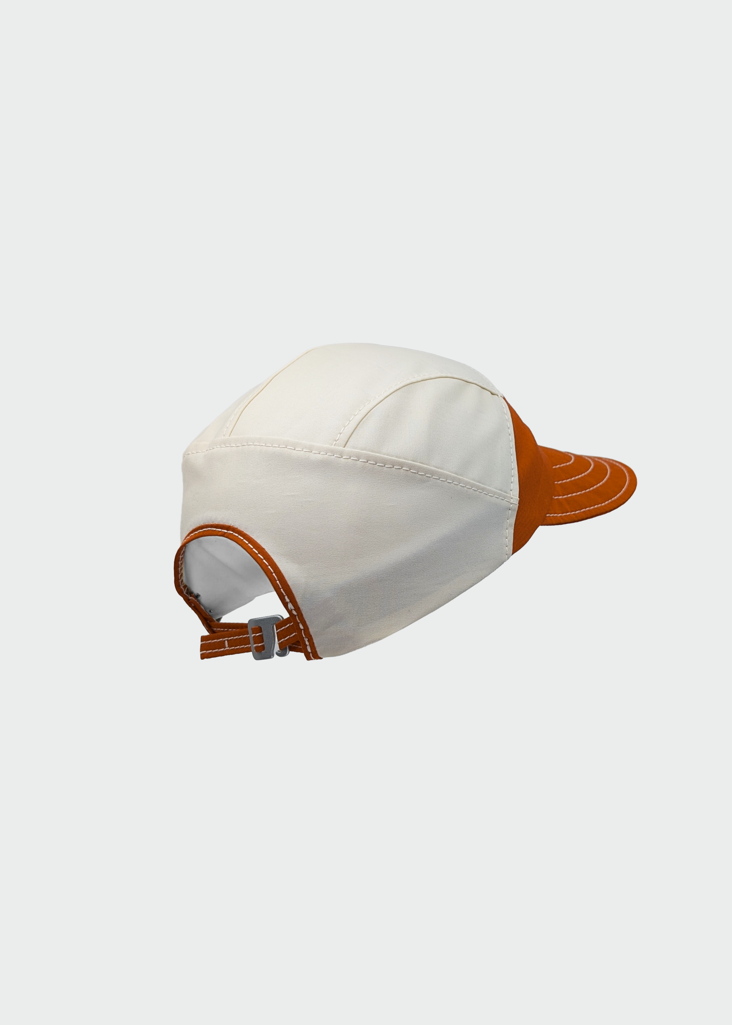 QWSTION + Akla Cap No 12 (UNIQUE PIECE) Orange/Natural White onesize