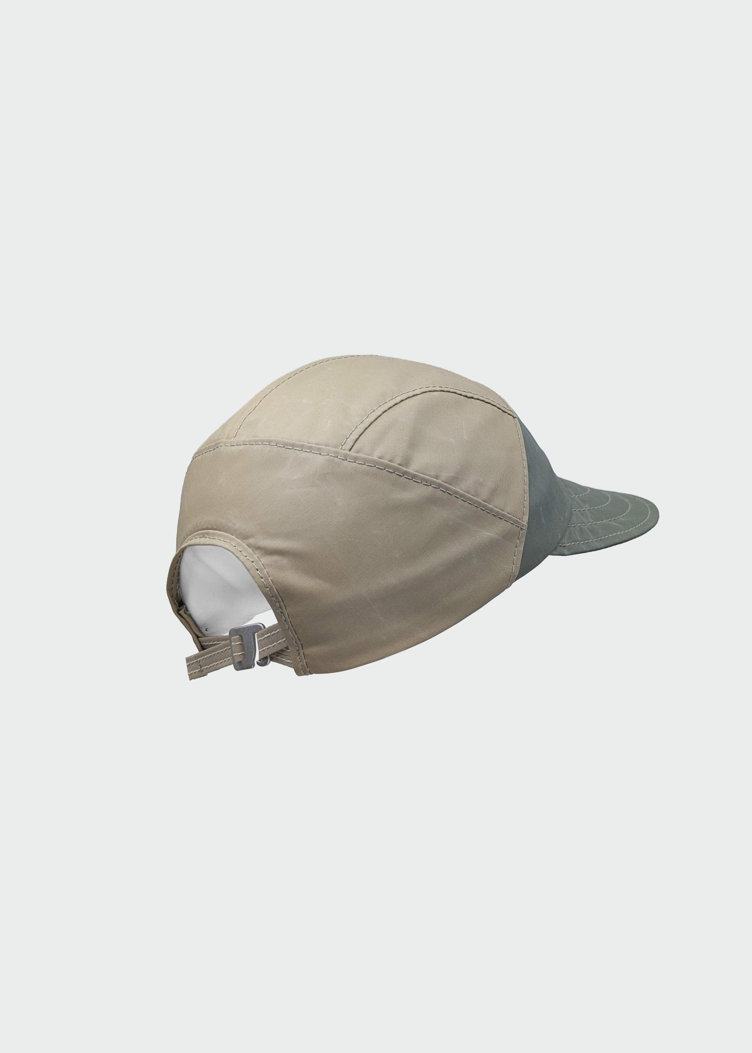 QWSTION + Akla Cap No 13 (UNIQUE PIECE) Waxed Agave/Waxed Dust onesize
