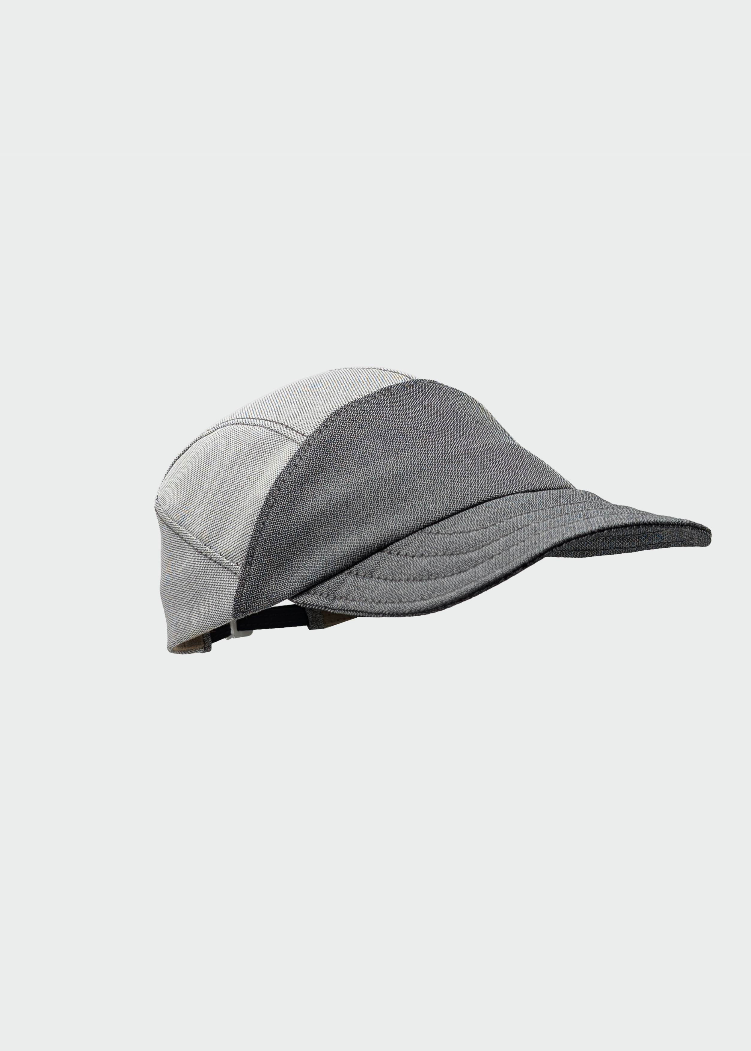 QWSTION + Akla Cap No 14 (UNIQUE PIECE) Light Grey/Dark Grey onesize