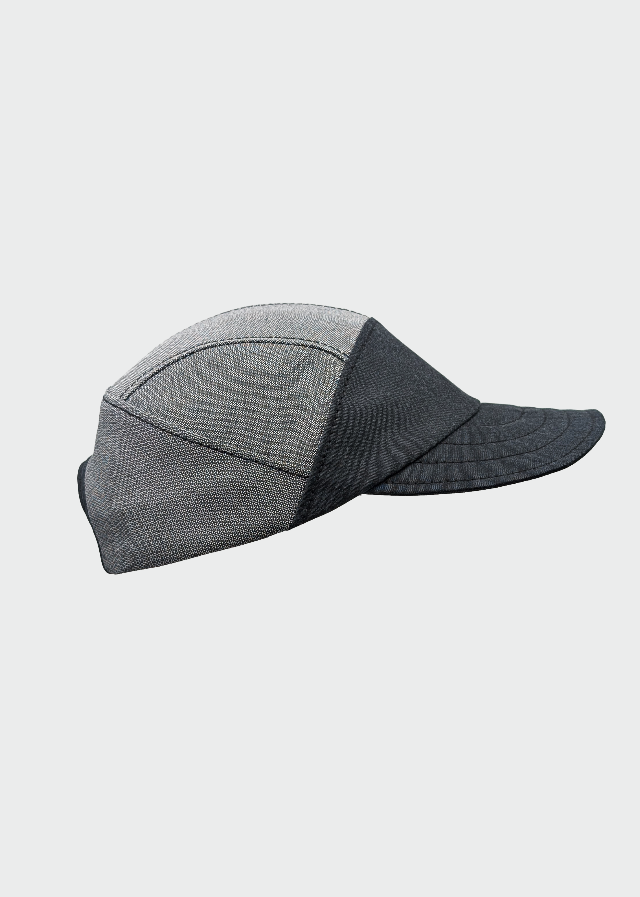 QWSTION + Akla Cap No 18 (UNIQUE PIECE) Anthracite/Dark Grey onesize