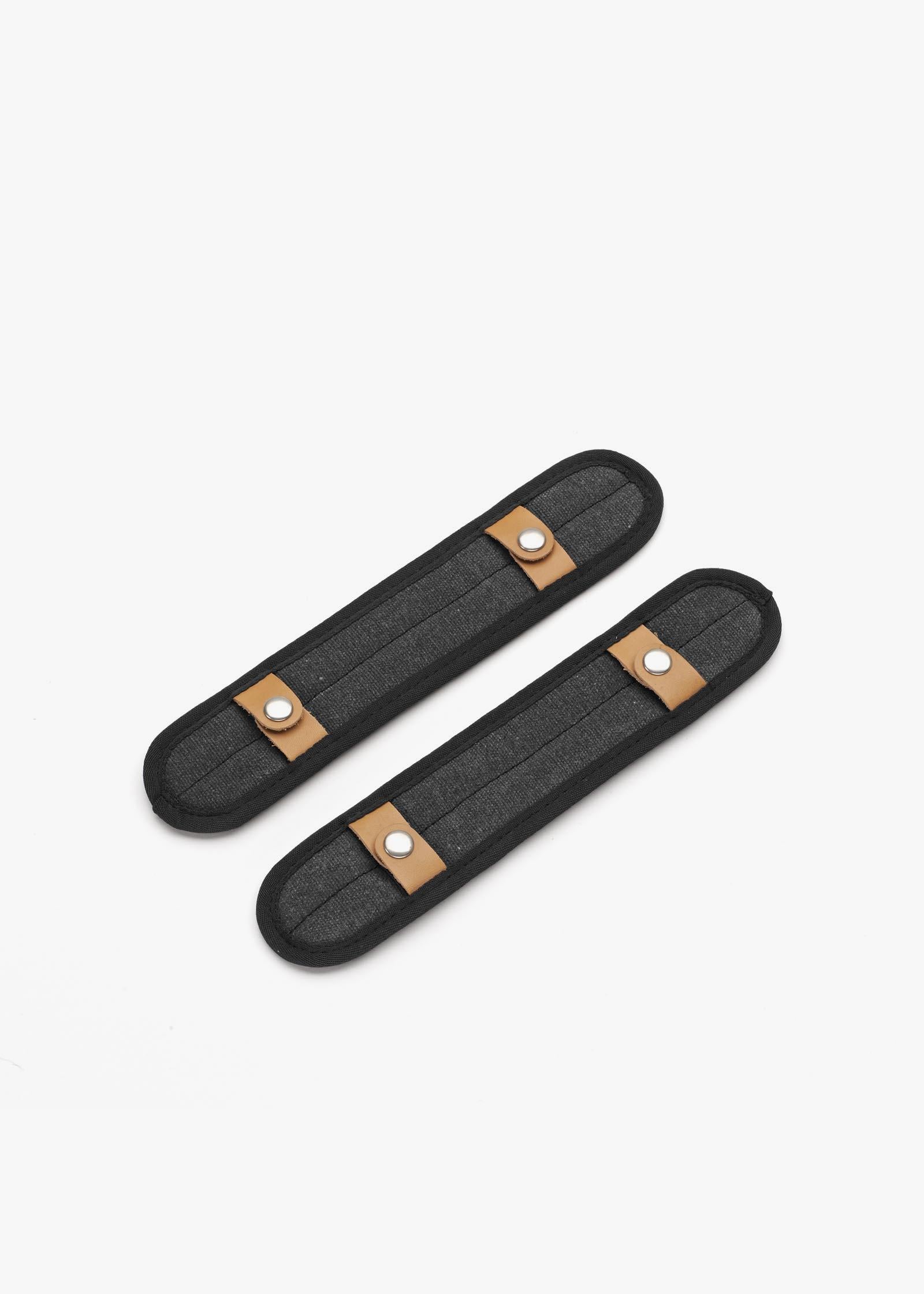 Shoulder Pads – Graphite Leather