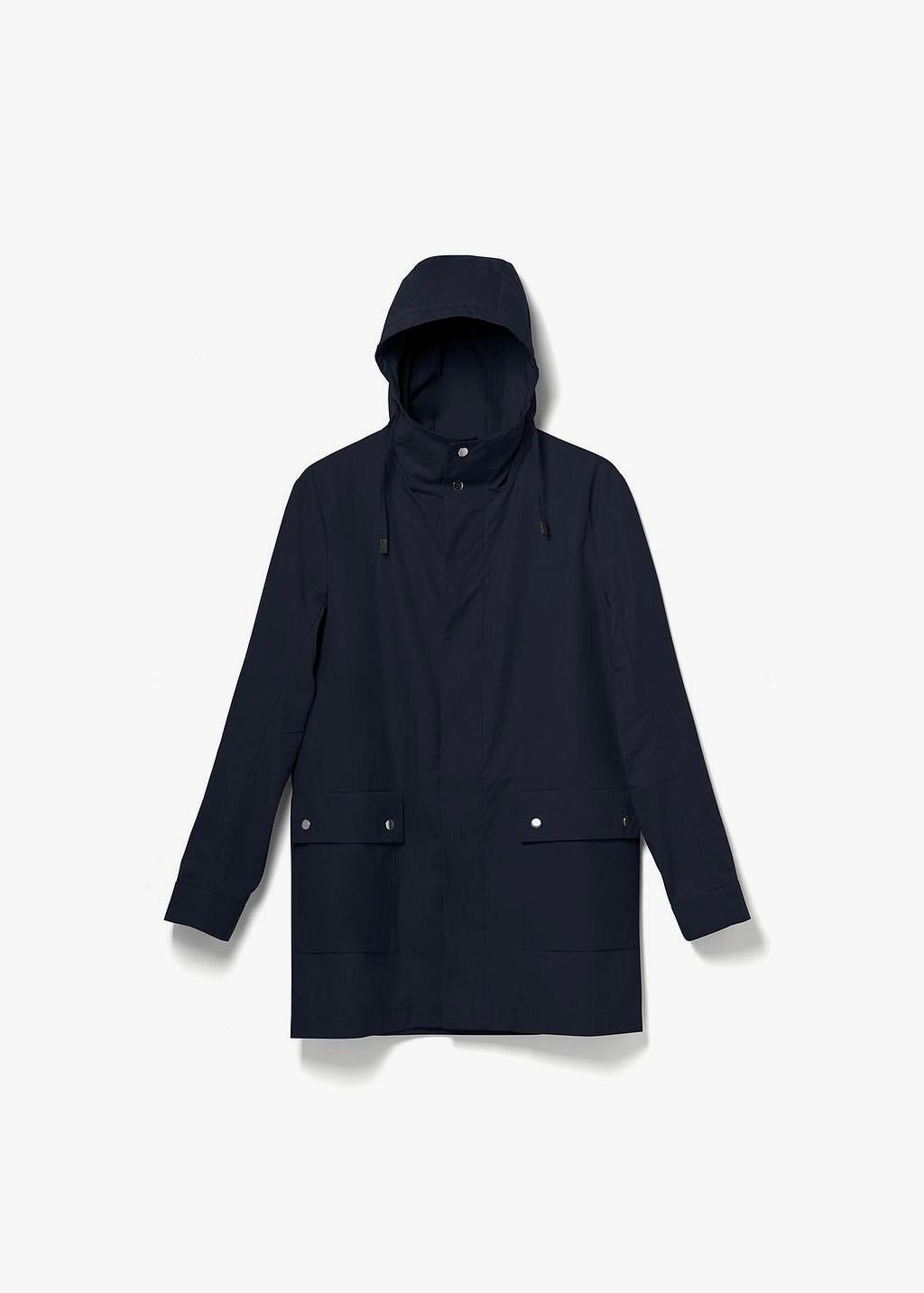 All Weather Coat – Organic Navy XL - QWSTION