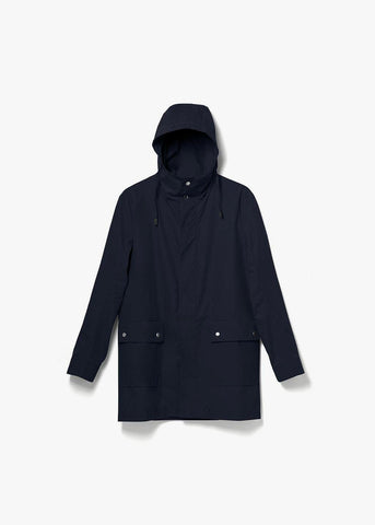 All Weather Coat – Organic Navy S