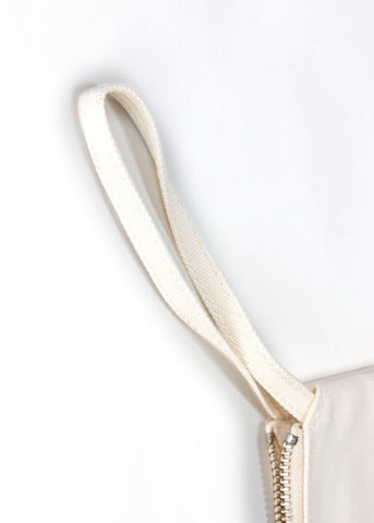 Bananatex Zip Pouch Medium – Natural White