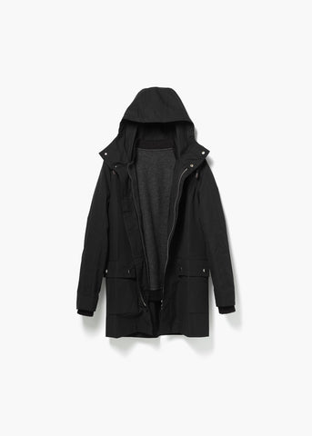 All Weather Coat – Organic Black S