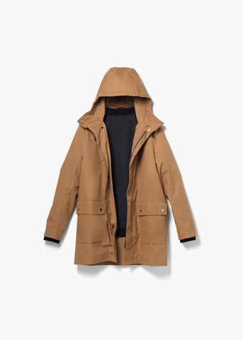 All Weather Coat – Organic Sand XL