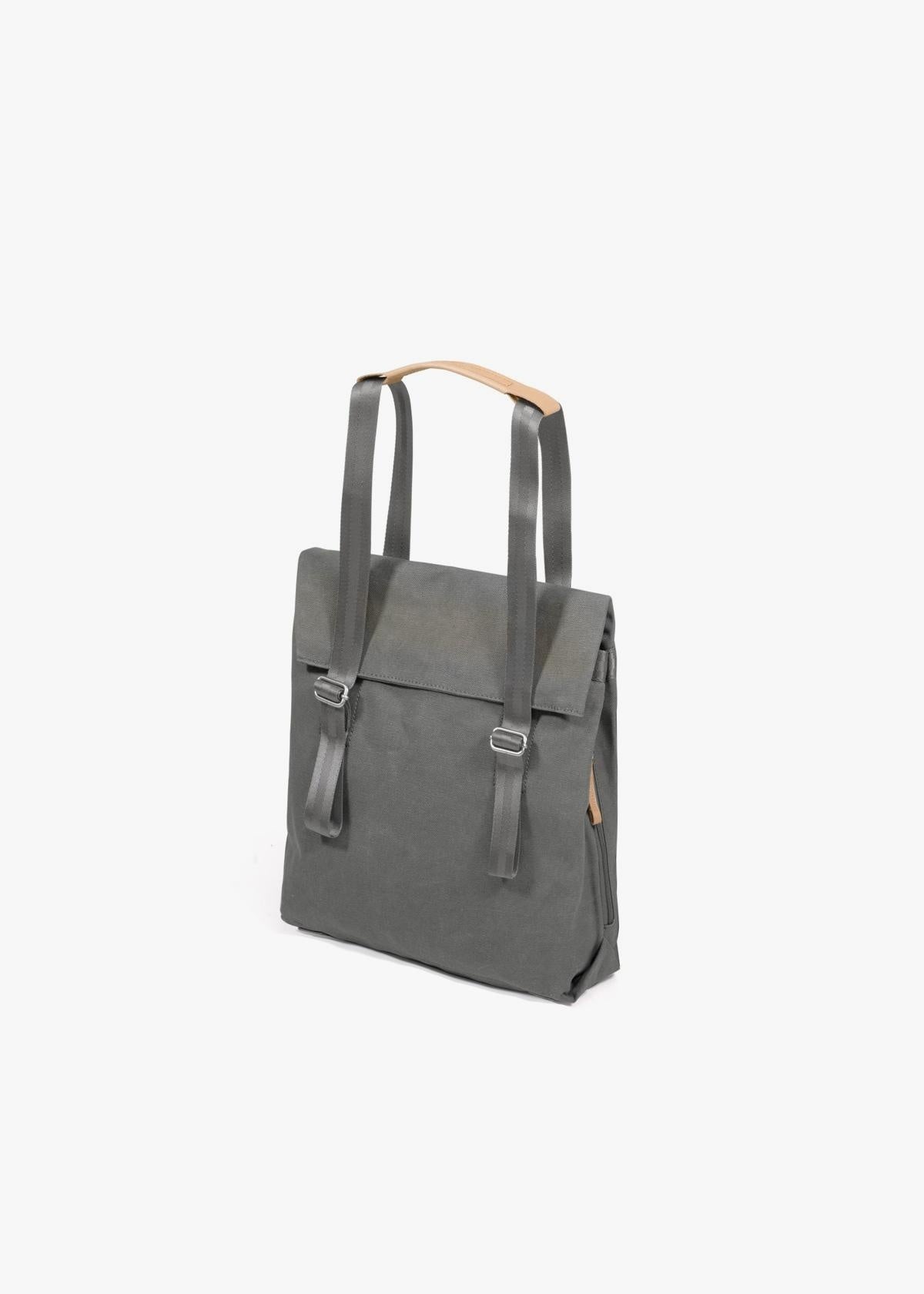 Small Tote (B Quality) – Organic Washed Grey - QWSTION