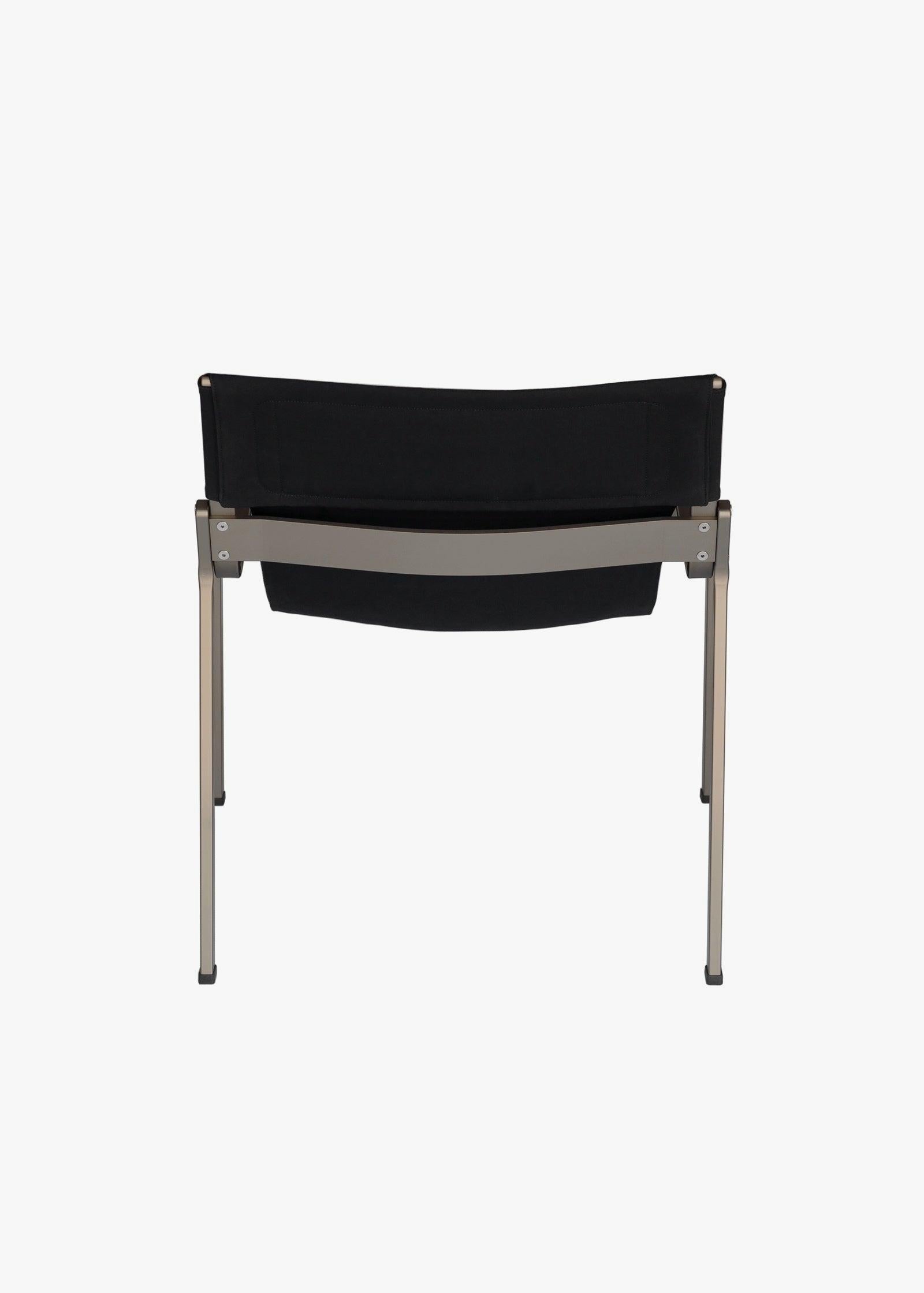 Ensō Lounge Chair – Anodized bronze aluminum / Black Bananatex - QWSTION