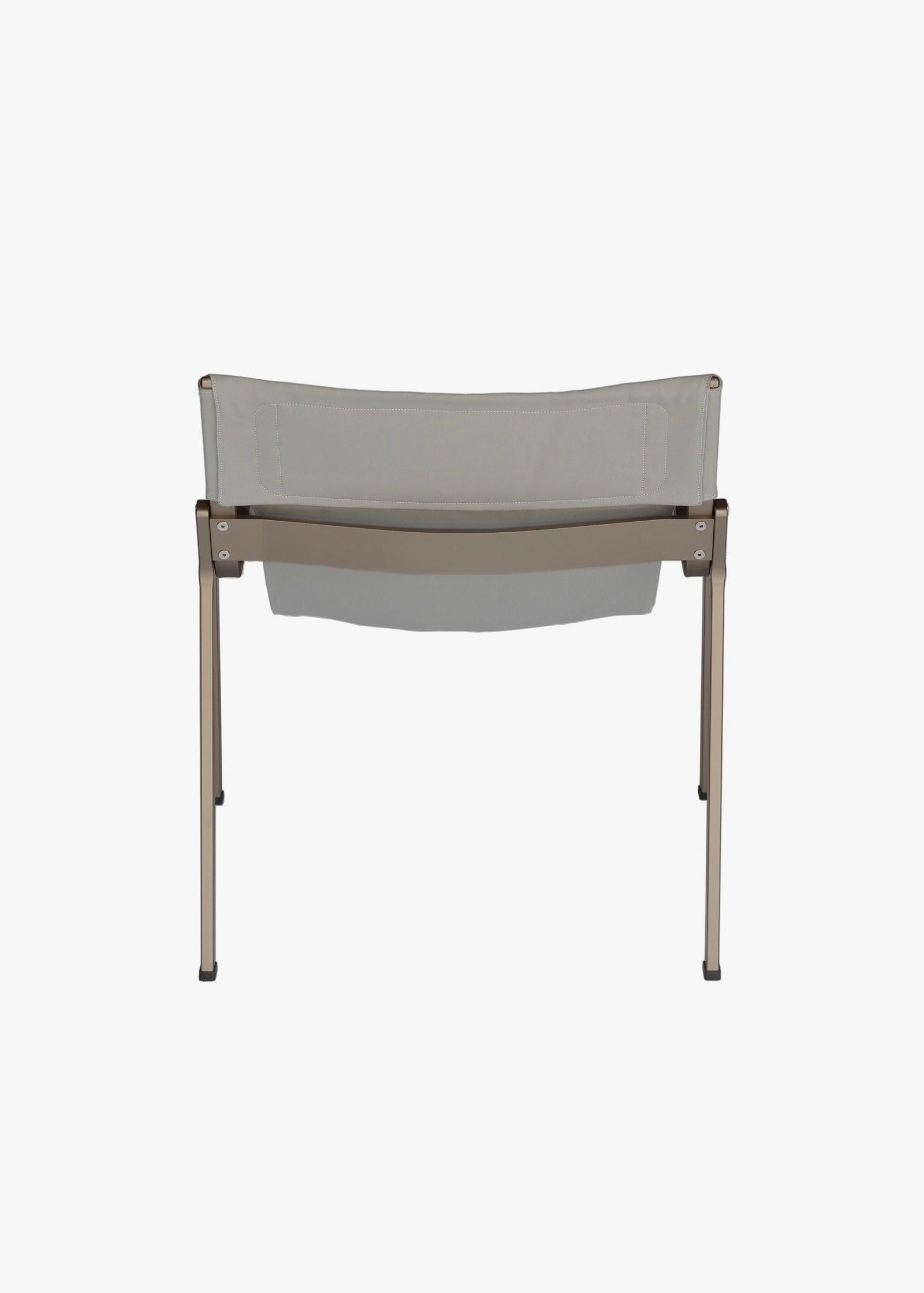 Ensō Lounge Chair – Anodized bronze aluminum / Limestone Bananatex - QWSTION