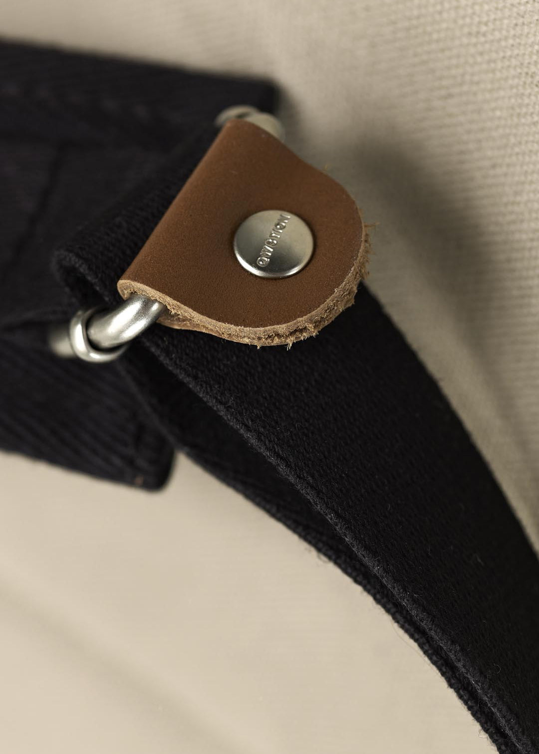 Shopper – Brown Leather Canvas - QWSTION