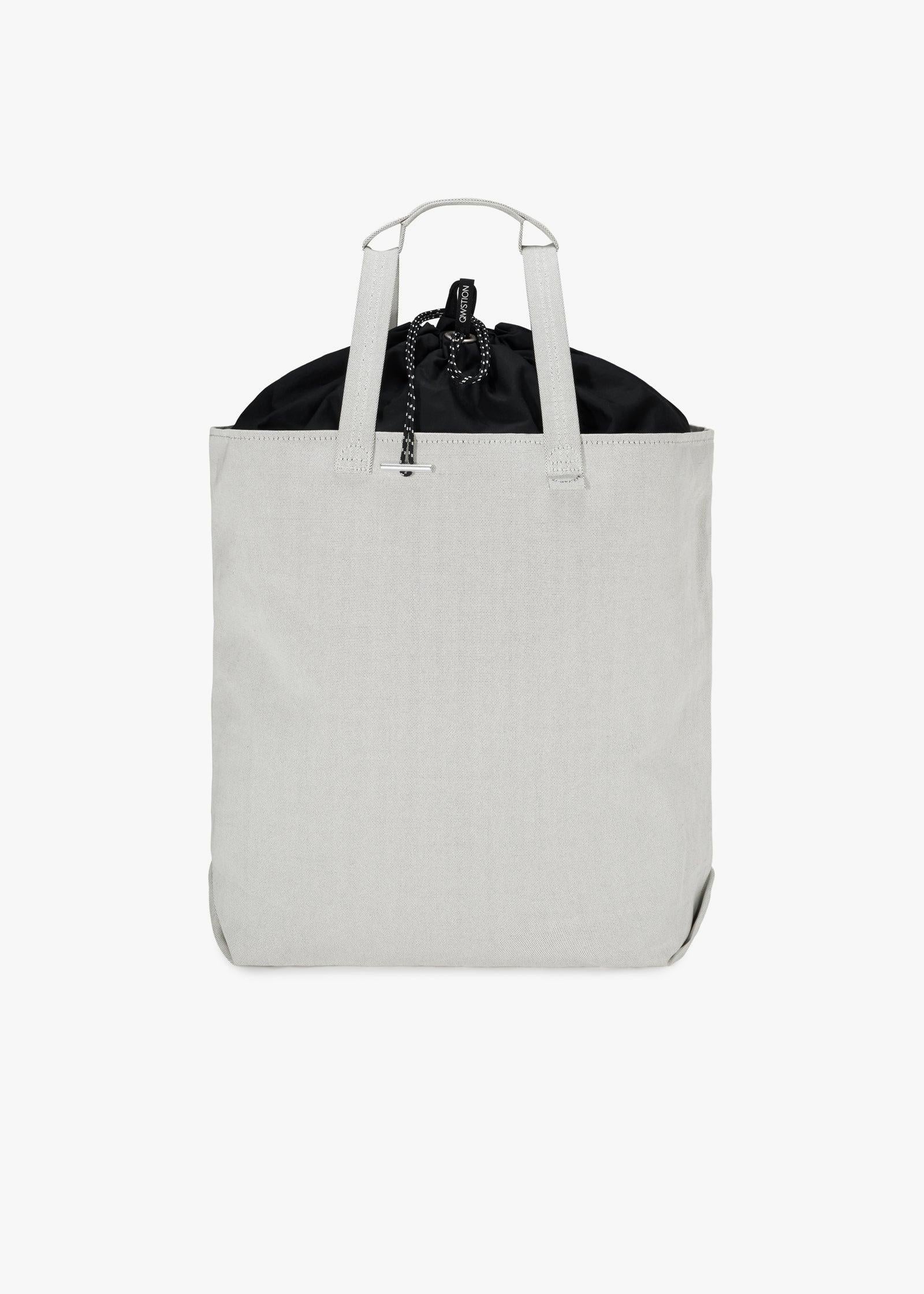 Bananatex Tote Bag Large – Gravel / Raven - QWSTION