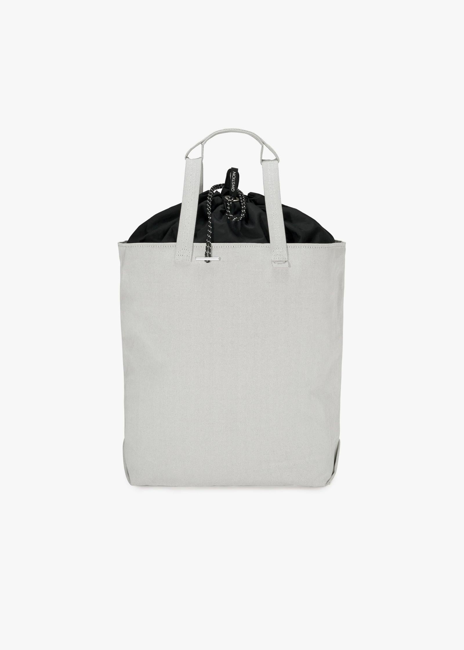 Bananatex Tote Bag Medium – Gravel / Raven - QWSTION
