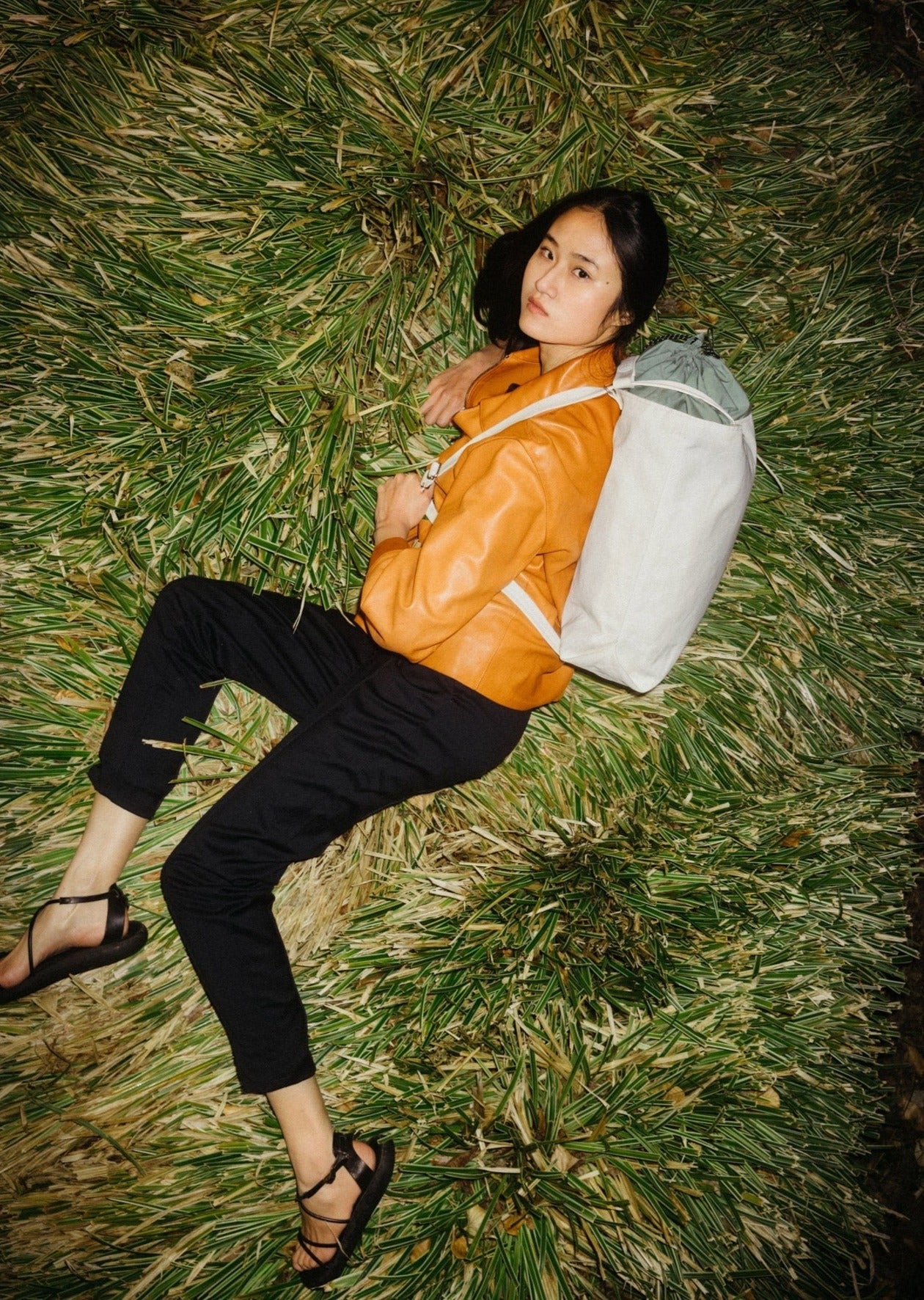 Bananatex Tote Bag Large – Natural White / Heron - QWSTION