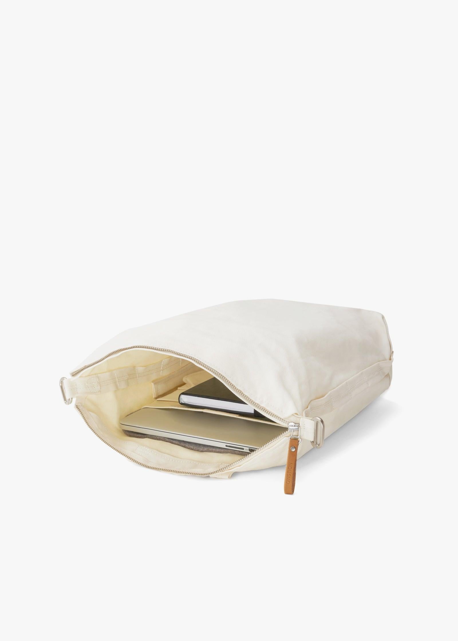 Zip Pack – Natural White | Bags | QWSTION