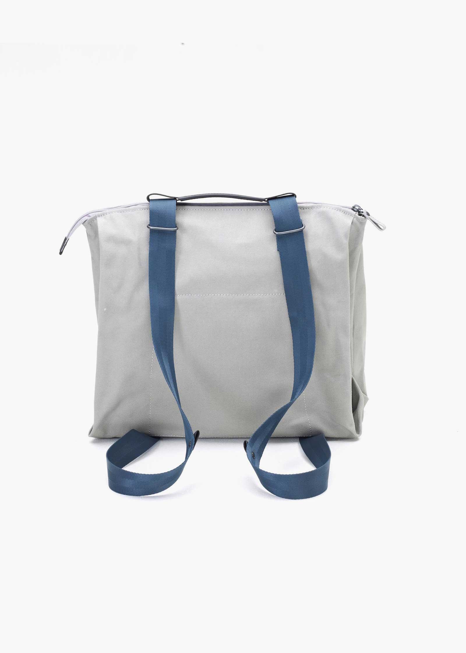 Simple Ziptote – Organic Light Grey - QWSTION