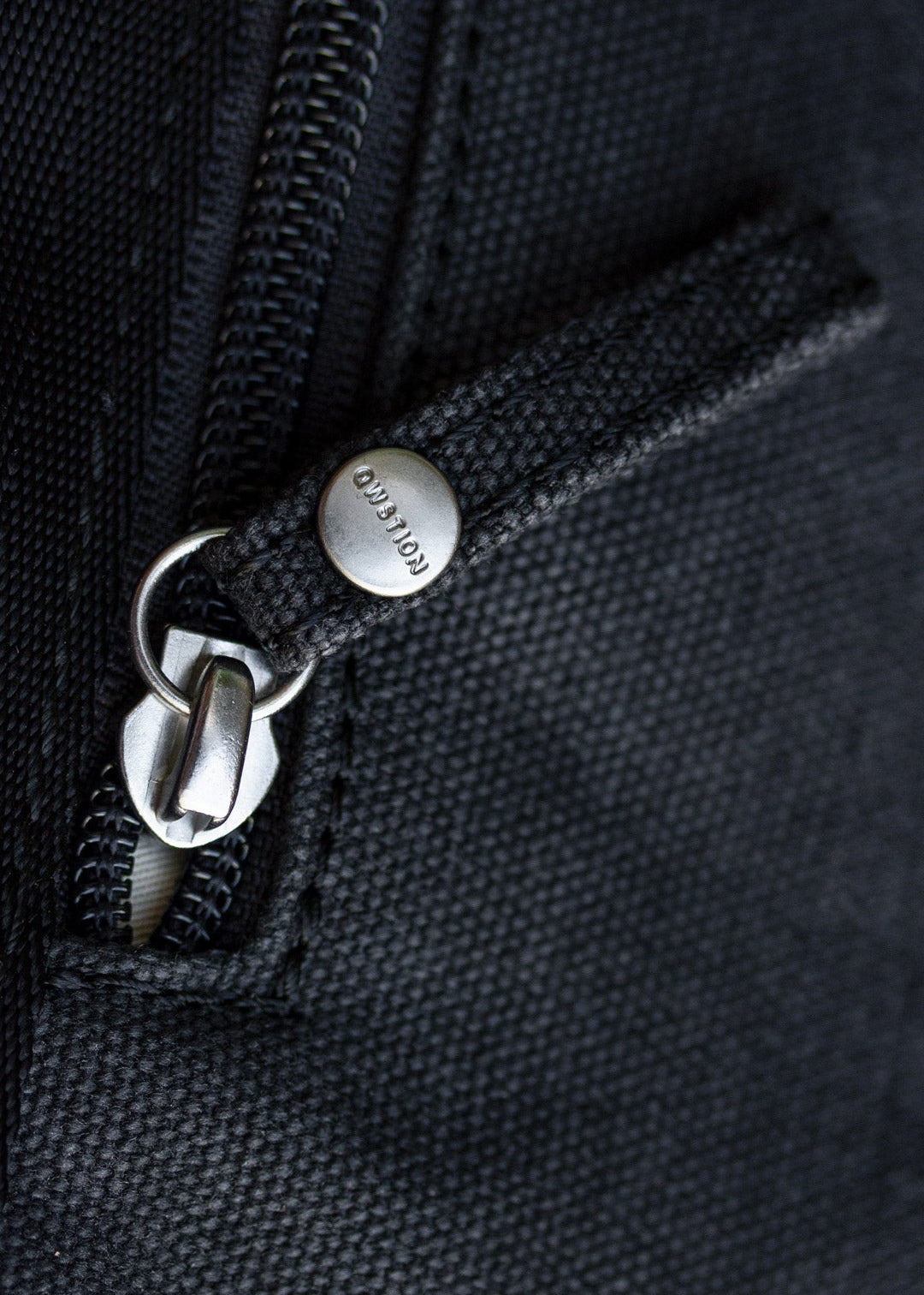 Small Tote – Organic Washed Black - QWSTION