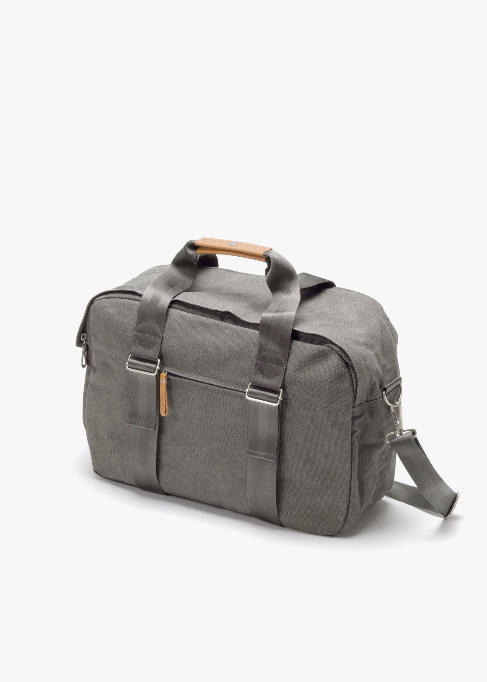 Weekender – Organic Washed Grey | Bags | QWSTION