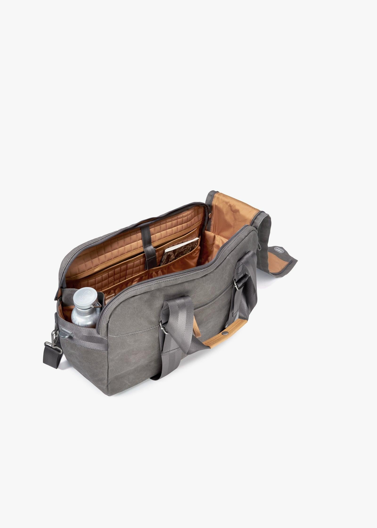 Weekender – Organic Washed Grey | Bags | QWSTION