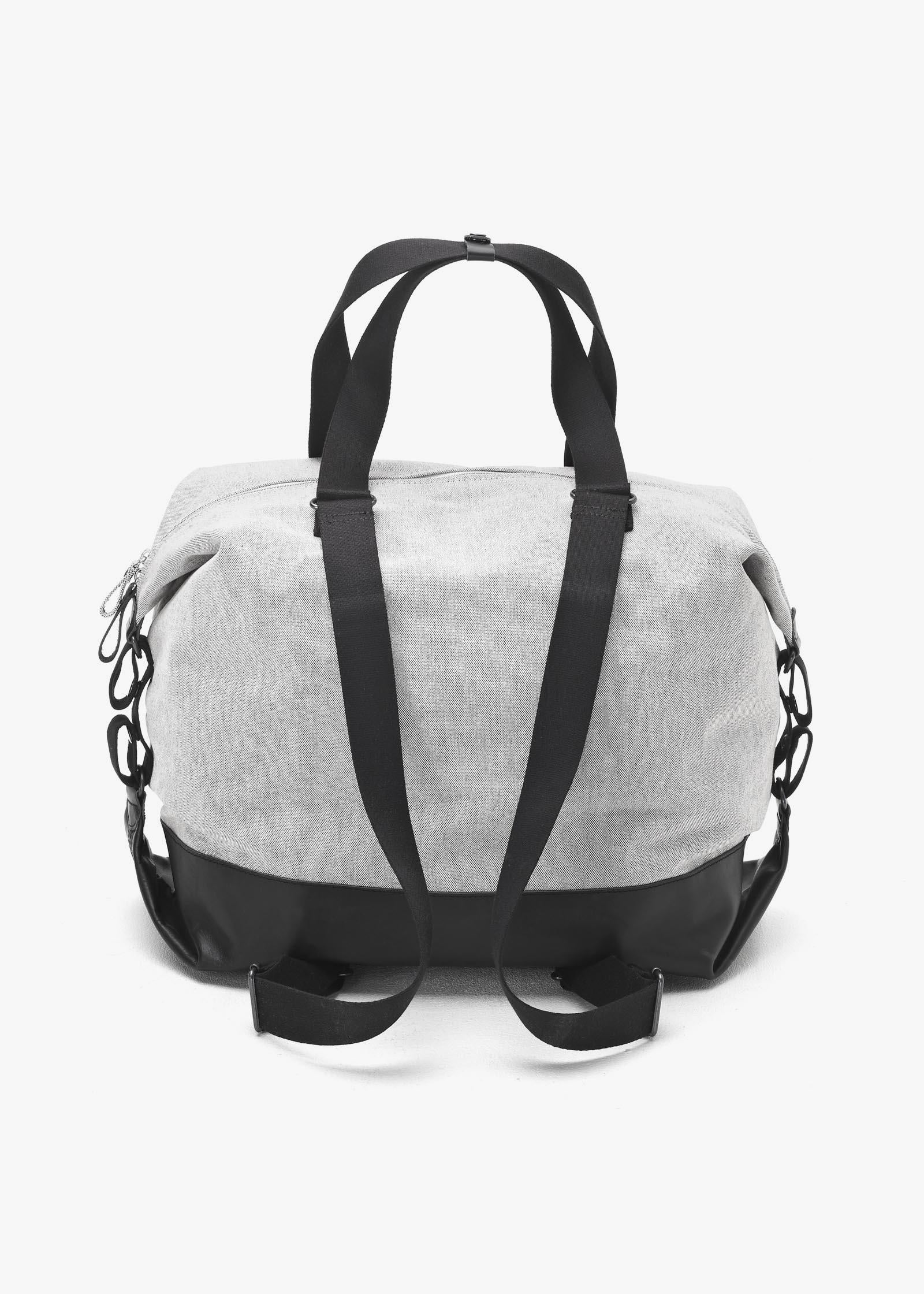 Simple Holdall – Raw Blend Leather Canvas - QWSTION