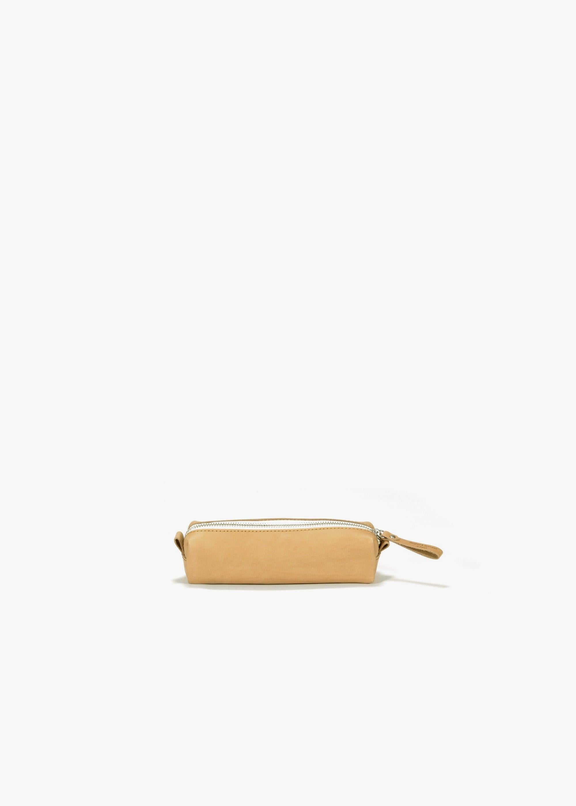 Pencil Pouch – Raw Blend Natural Leather - QWSTION