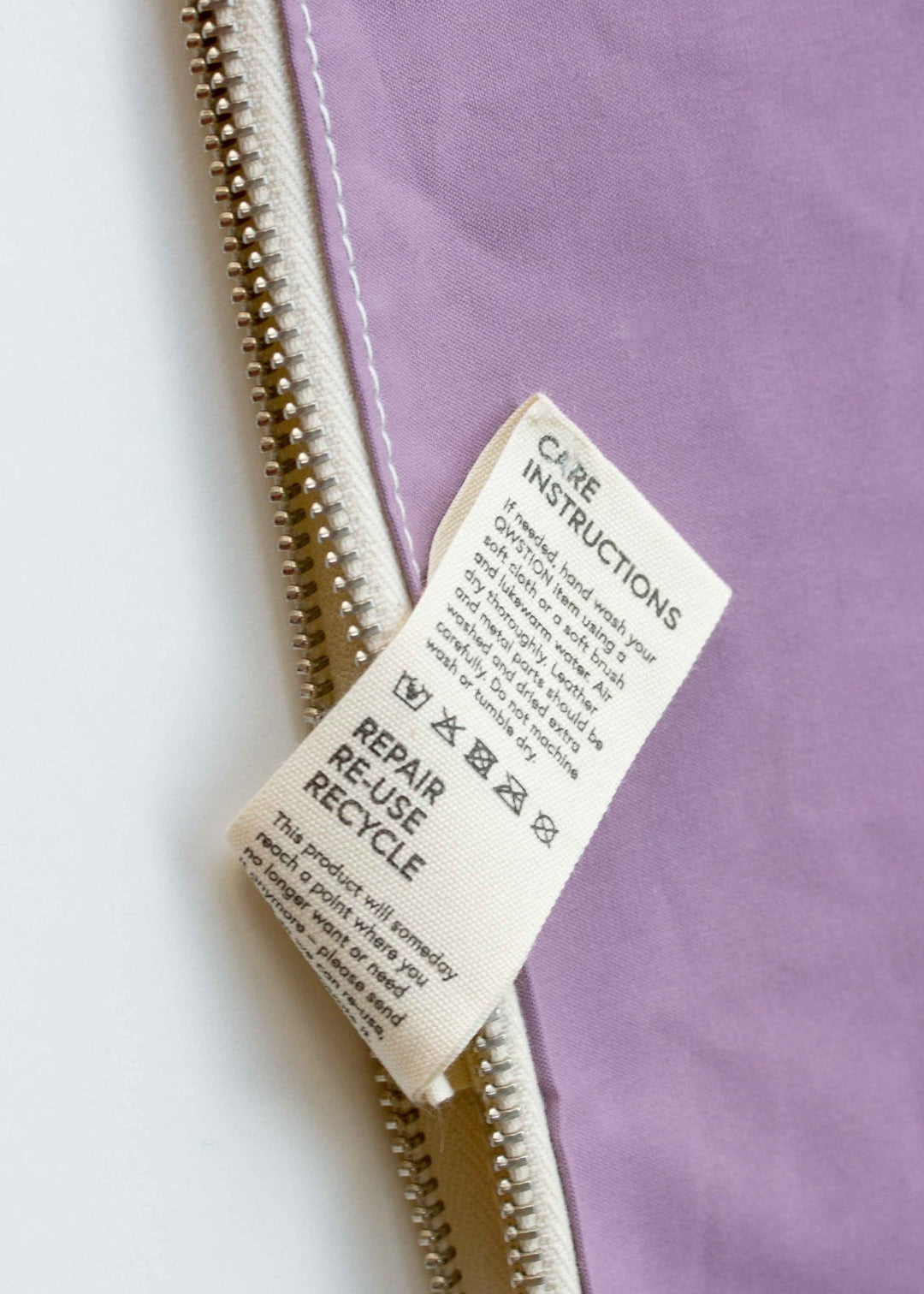 Zip Pouch Large – Starling - QWSTION