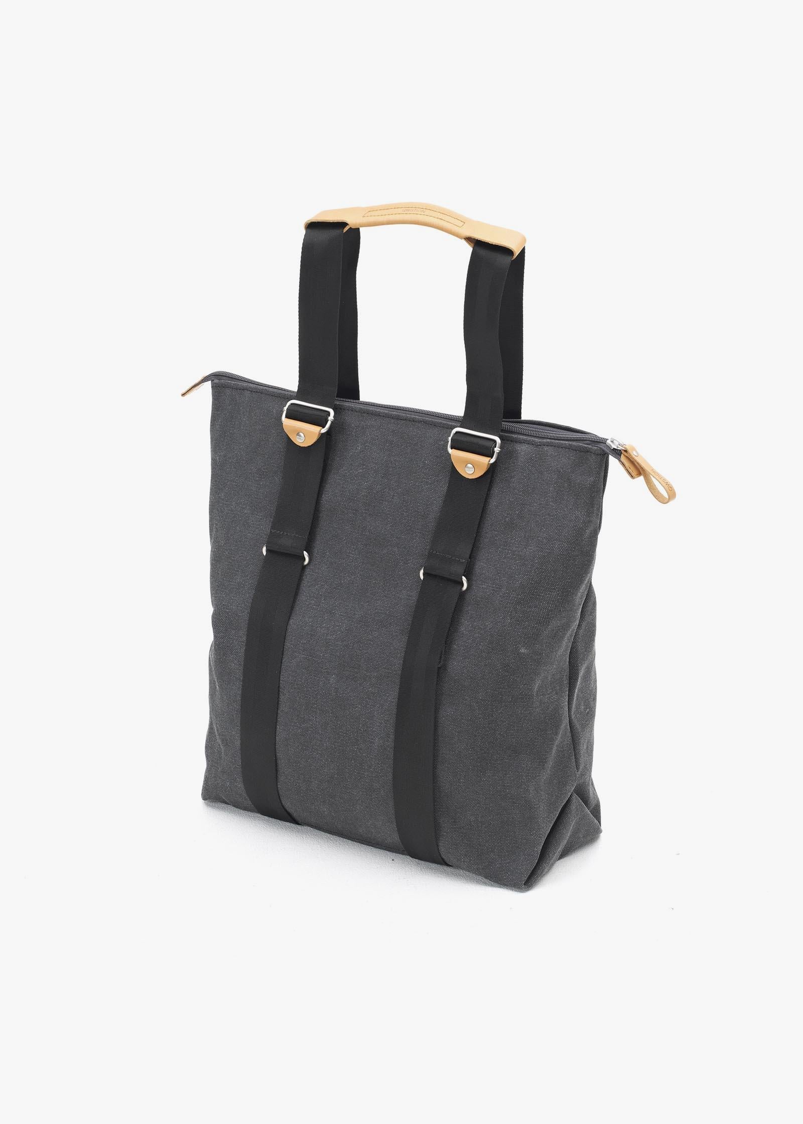 Simple Zipshopper – Washed Black - QWSTION