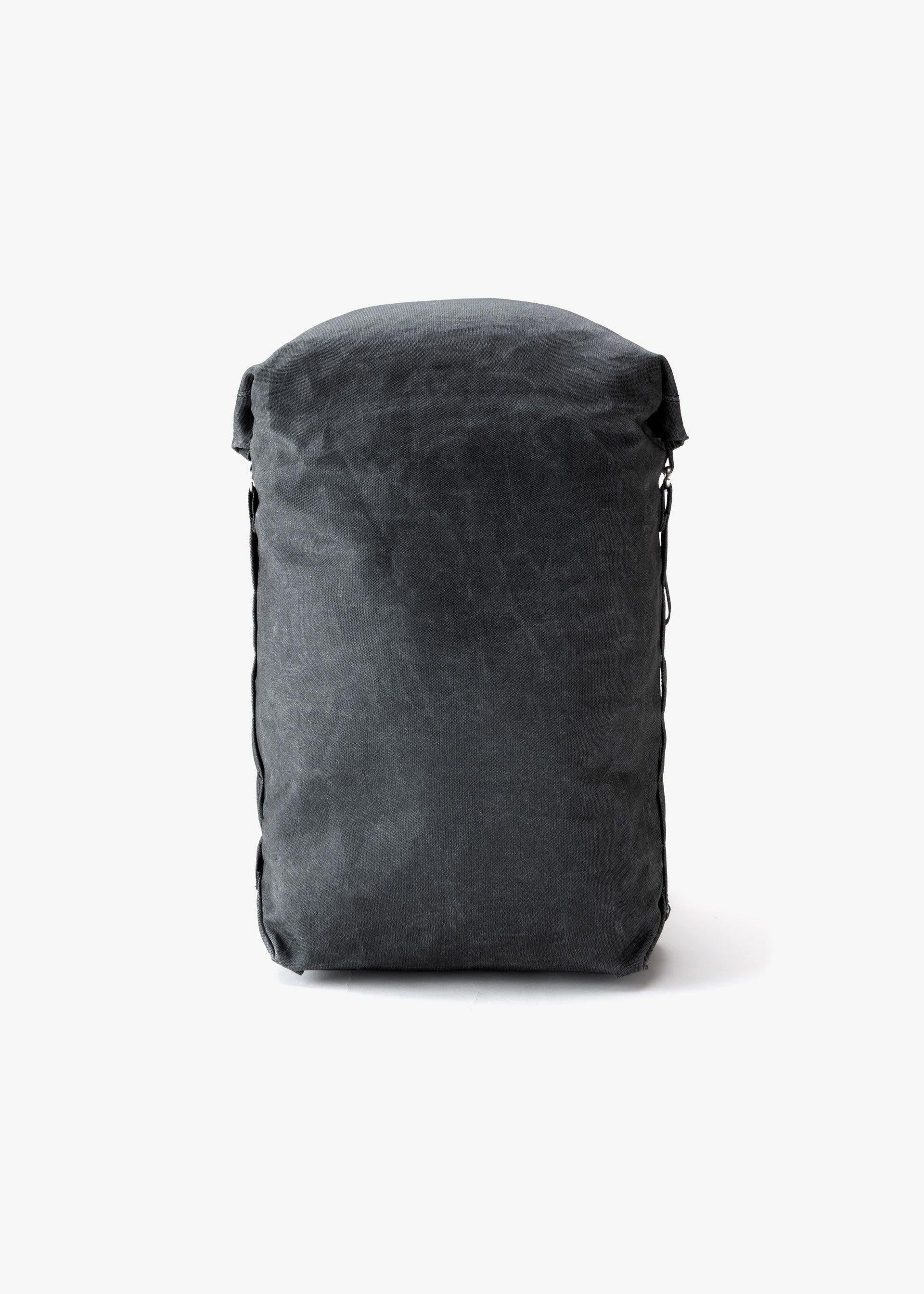 Roll Pack – Waxed Black | Bags | QWSTION