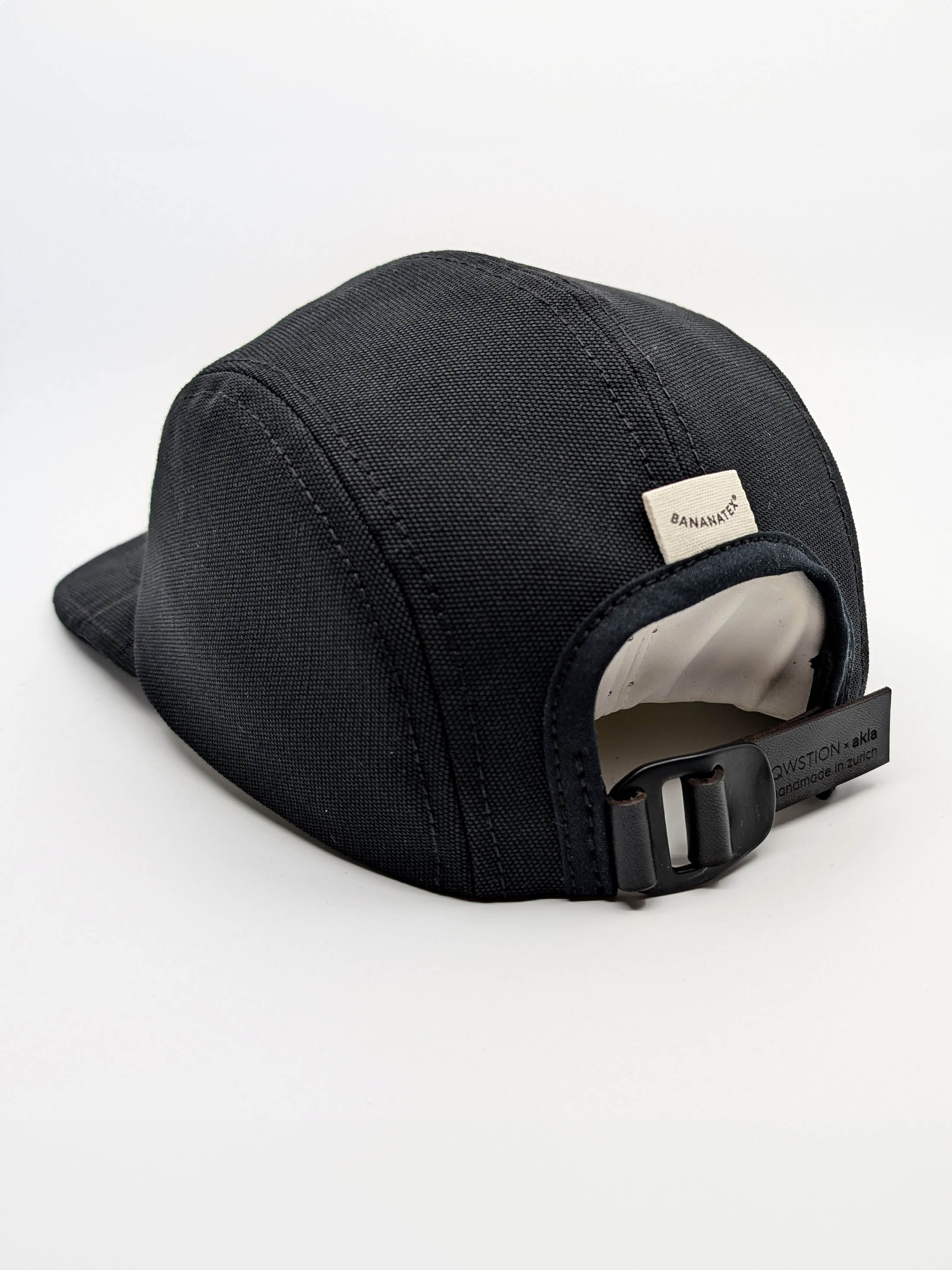 QWSTION + Akla Cap No 01 (UNIQUE PIECE) All Black S/M - QWSTION