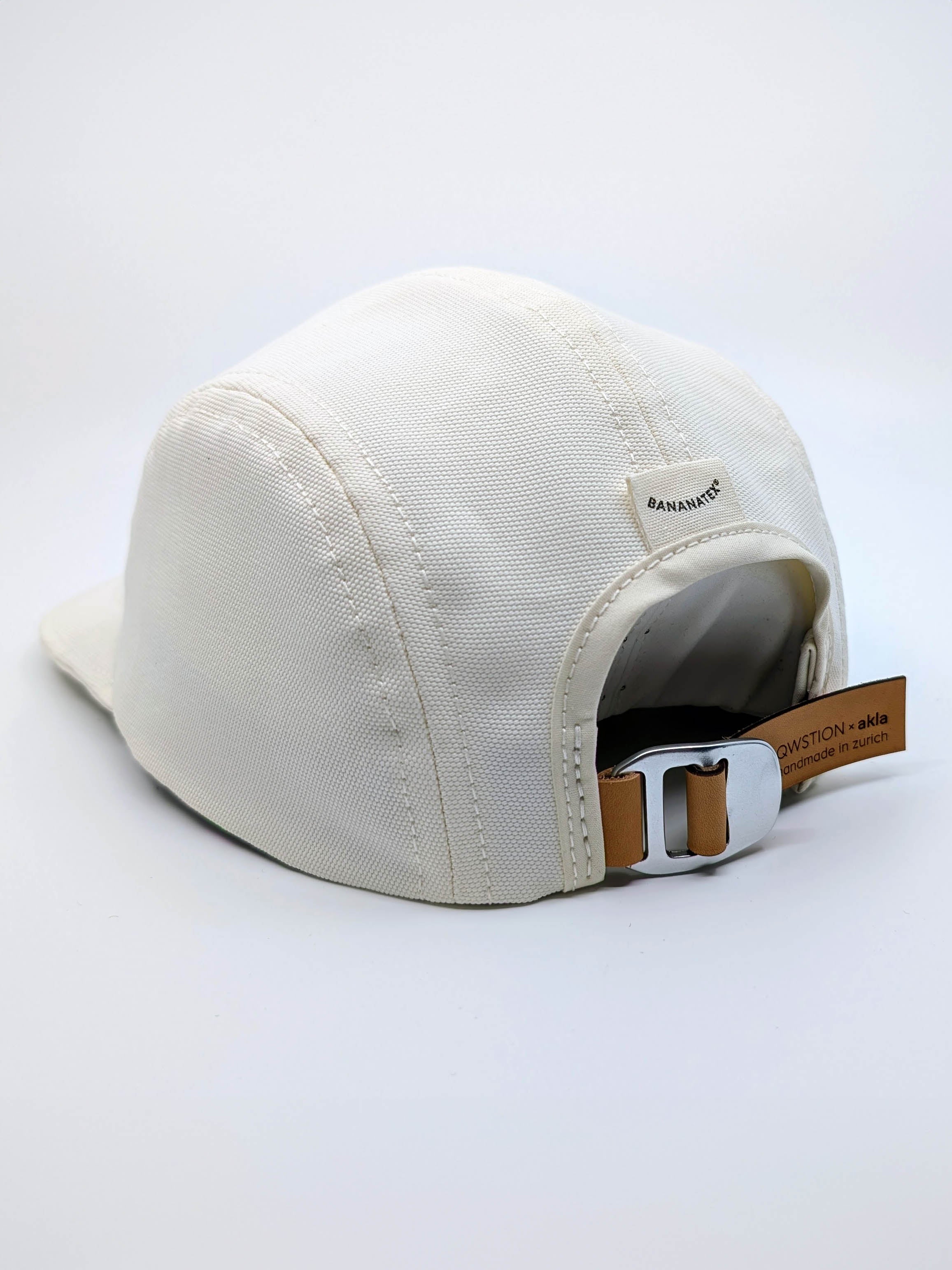 QWSTION + Akla Cap No 04 (UNIQUE PIECE) Natural White M/L - QWSTION