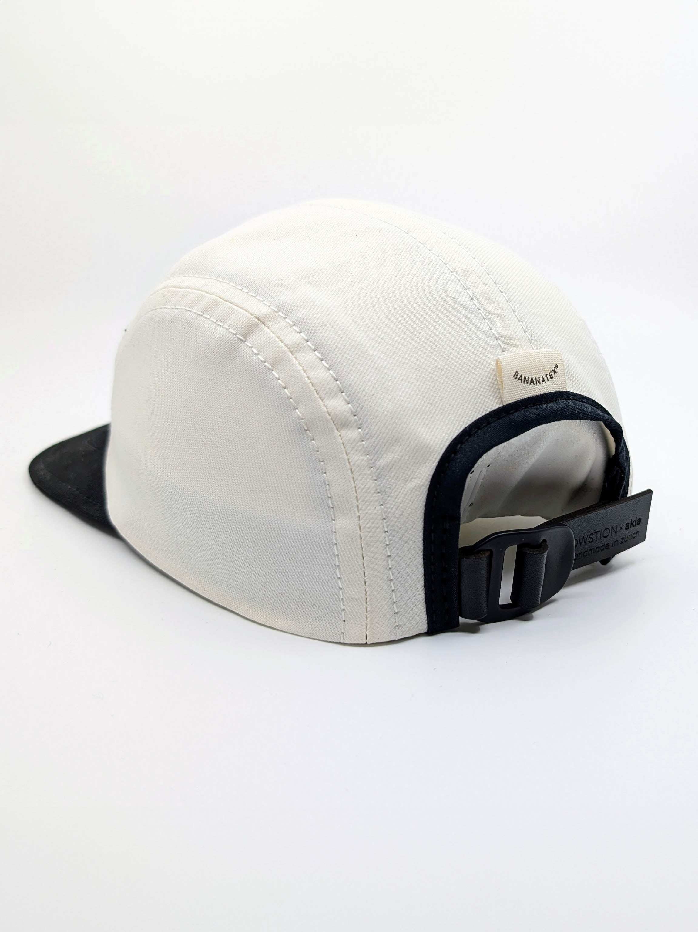 QWSTION + Akla Cap No 05 (UNIQUE PIECE) Black/White S/M - QWSTION