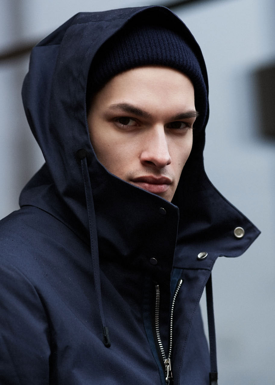 All Weather Coat – Organic Navy XL - QWSTION