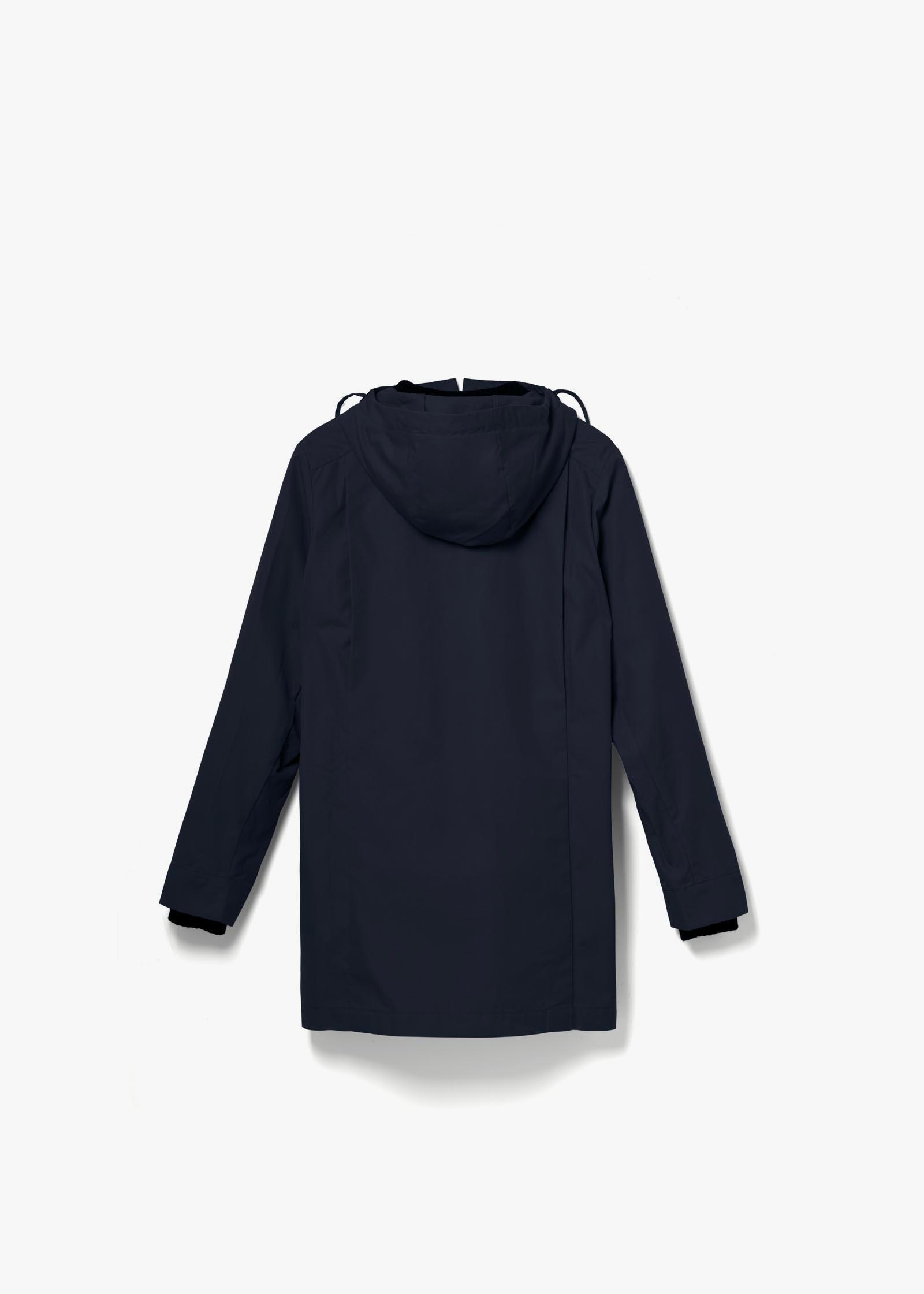 All Weather Coat – Organic Navy XS - QWSTION
